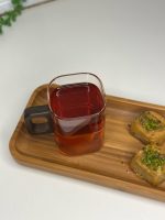 لیوان ‌پیرکس دسته چوبی - تصویر 3
