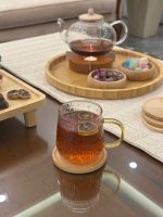 لیوان پیرکس گندمی - تصویر 3