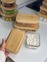 ظرف نگهدارنده درب بامبو - تصویر 3
