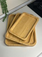 سینی مستطیل سایز بزرگ بامبو - تصویر 3