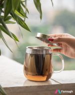 لیوان دمنوش پیرکس استیل - تصویر 3