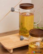 روغن ریز پیرکس با درب چوبی - تصویر 4