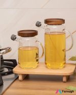 روغن ریز پیرکس با درب چوبی